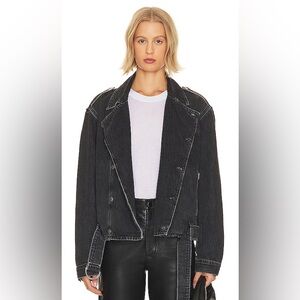 Etica Charcoal Jean Jacket
